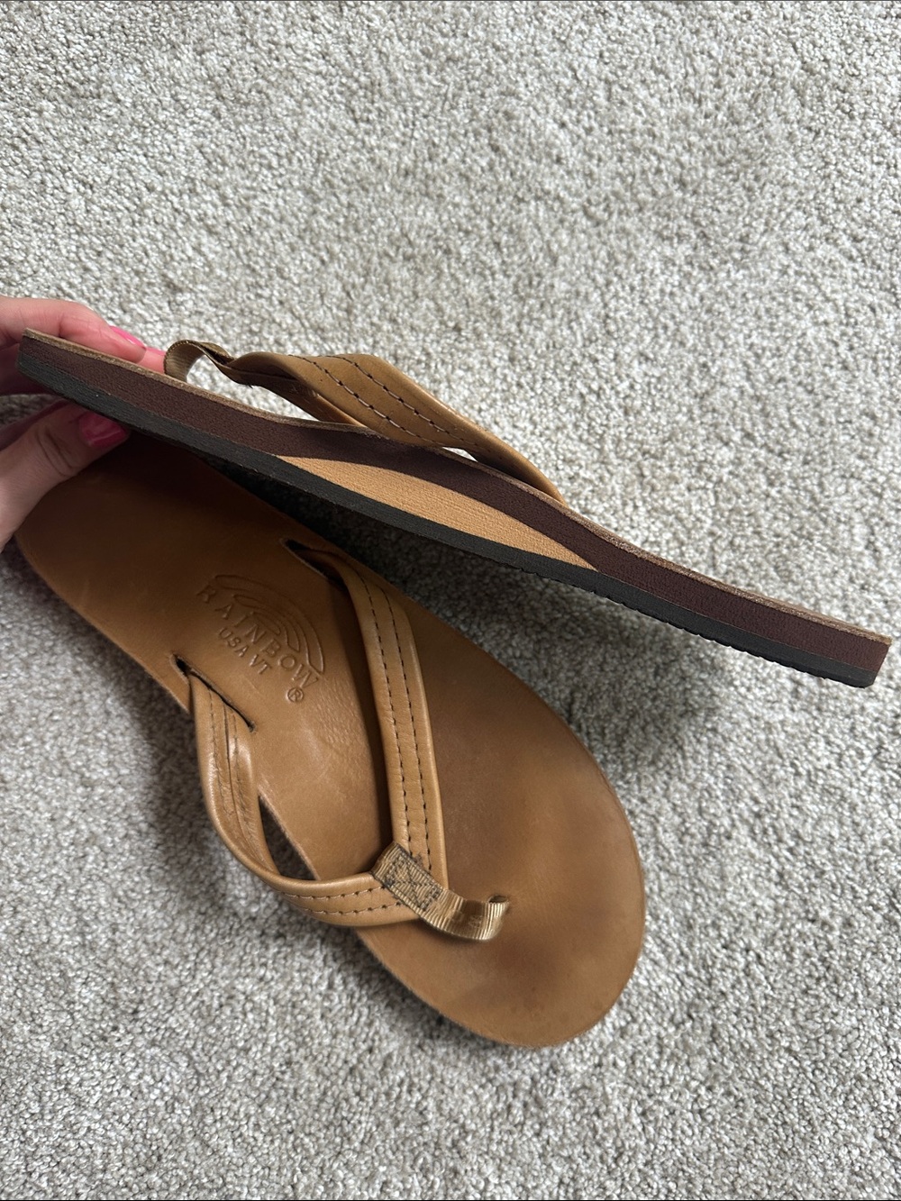 Rainbow Flip Flops - Picture 4 of 4